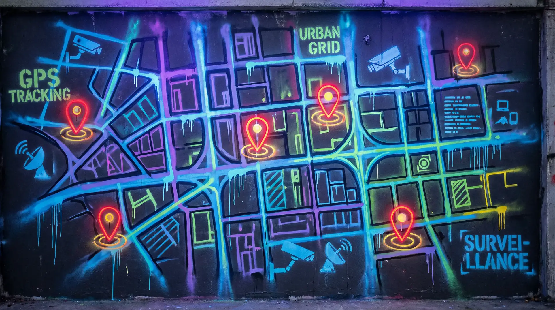 女子监狱的男狱警完整版在线观看 狗仔追踪地图 - 城市涂鸦风格